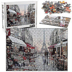 Avis Universal 1000pcs Paris Flower Street Jigsaw Diy Puzzle Toys Assemblage Picture Decor