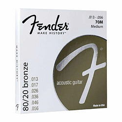 80/20 Bronze Acoustic Strings 70M 013-056 Fender 