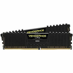 Mémoire RAM Corsair Vengeance LPX CL16 DDR4 8 GB 16 GB 3200 MHz Kit Dual Channel 2 x 8 Go DDR4 PC4-25600 - Cas 16 - Noir - CMK16GX4M2B3200C16