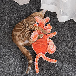 Jouet pour chien Floppy Lobster, jouet électrique de simulation Peluche Lobster Interactive Cat Toy, pour chats d'intérieur, Petits Chiens - Snngv