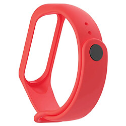 Avis Wewoo Bracelet pour montre connectée Remplacement de courroie de de poignet en caoutchouc de silicone 2 1 avec film d'écran de couverture totale TPU Xiaomi Mi Band 4 rouge