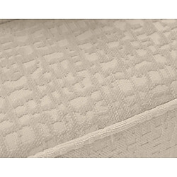 Bestmobilier Topaze - canapé panoramique en U - 7 places - convertible avec coffre - en tissu velours relief pas cher