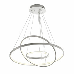 Suspension Thai Natura Argenté Métal 50 W 70 x 150 x 70 cm