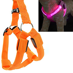 Wewoo Laisse pour chien en nylon à sangle chienceinturetaille XL orange