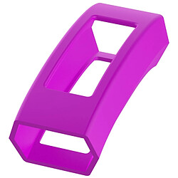 Wewoo Protection écran Dispositif portable intelligentétui de en silicone de montre de couleur solide pour FITBIT Alta / HR violet