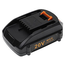 Vhbw EXTENSILO Batterie compatible avec Worx WG150, H3 WX390, H3 WX390E, WG151, WG151.5, WG151E, RW9161 outil électrique (2500 mAh, Li-ion, 20 V) 