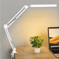 Vendos85 Lampe de Bureau LED avec clip blanc