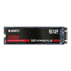 Emtec X250 M.2 512 Go Série ATA III 3D NAND