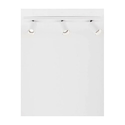 NOVA LUCE Plafonnier TOD Sable Blanc GU10 3x10 W L55