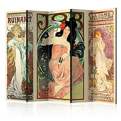 Artgeist Paravent - Alphonse Mucha. Women's II [Room Dividers] [225x172] 