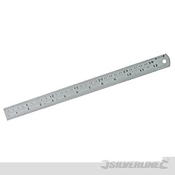 Réglet en inox 150 mm SILVERLINE MT65