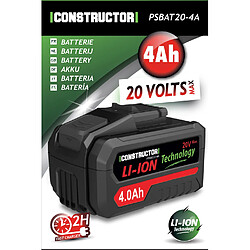 Batterie Lithium max 20V - 4Ah - Constructor