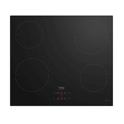 Beko HII64401MT Table de Cuisson 7400W 240V 4 Foyers Digitale Tactile Noir 