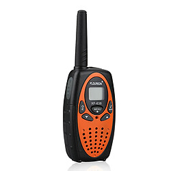 Floureon Talkies-Walkies Interphone de poche Libre 3 Milles 8 canaux Orange