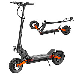 JOYOR S10-S-Z Trottinette Pliable Scooter électrique jusqu'à 120 kg 10 pouces Pneus tout-terrain 2*1000W Double moteur 65 km/h Vitesse - Noir