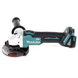 Makita DGA 504 RF1J 18 V Meuleuse sans fil Ø 125 mm avec boîtier MAKPAC + 1x Batterie BL 1830 3,0 Ah + Chargeur DC18RC