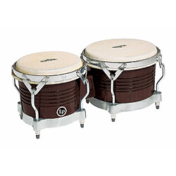 Matador Wood Bongos Dark Brown/Chrome M201 Latin Percussion