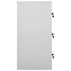 Avis vidaXL Armoires à casiers 5 pcs Gris clair 90x45x92,5 cm Acier