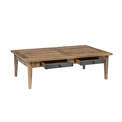 Acheter BOIS & CHIFFONS Table basse 4 tiroirs | Manguier Farm II