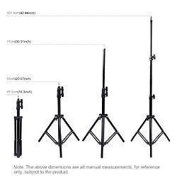 Avis Wewoo Support de montage sur trépied de 1,1 m de hauteur pour les kits de diffusion en direct Vlogging Video Light