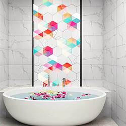 Acheter 10pcs mur Hexagonal Carrelage Stickers cuisine Huile Preuve Stickers muraux