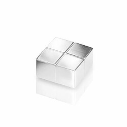 Sigel Artverum Superdym C10 Extra Strong Aimant Design Cube Argent 