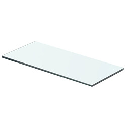 vidaXL Panneau pour étagère Verre transparent 40 x 12 cm 