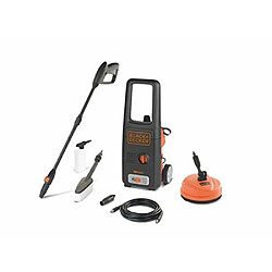 Black & Decker Black+Decker BXPW1400PE Nettoyeur Haute Pression avec Patio Cleaner et Brosse Fixe (1400 W, 110 bar, 390 l/h)