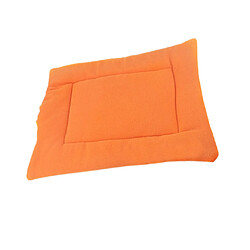 Mat Pet Animal De Compagnie Chien Chat Tapis De Sommeil Pad De Chenil Maison Chiot Caisse Lit Nid Coussin D'orange M