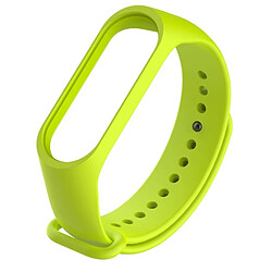 Wewoo Bracelet montre bracelet en caoutchouc silicone bracelet poignet remplacement de la bande pour Xiaomi Mi bande 3 (vert)