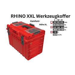 Acheter Toolbrothers RHINO XXL mallette à outils ULTRA Comfort+ Hhe XL Custom organisateur modulaire 585 x 385 x 420 mm 52 l empilable