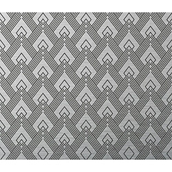 Cpm Crédence adhésive en aluminium Art Décoration - L. 70 x l. 40 cm - Noir