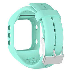 Wewoo Bracelet pour montre connectée en silicone Smart Watch POLAR A300 vert menthe 