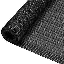 vidaXL Filet brise-vue Anthracite 2x50 m PEHD 195 g/m²