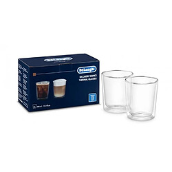 DeLonghi De'longhi dlsc318 lot de verres thermiques en verre à double paroi résistant en borosilicate