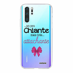 Evetane Coque Huawei P30 Pro/ P30 Pro New Edition Un peu chiante tres attachante souple silicone transparente Coque Huawei P30 Pro/ P30 Pro New Edition silicone transparente Un peu chiante tres attachante ultra resistant Protection housse Motif Ecriture Tendance Evetane