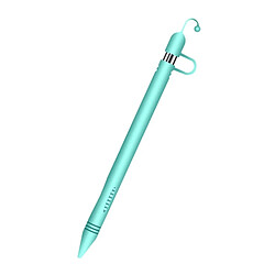 Wewoo Apple Pen Cover Couverture de protection anti-perdue pour Apple Pencil Vert menthe