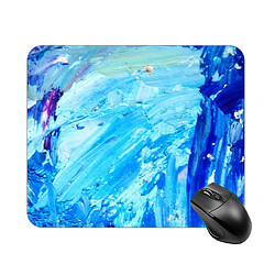 Universal Pad de souris imprimé en couleur bleue et blanc pour ordinateur portable