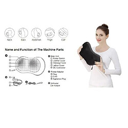 Acheter Coussin de Massage Coussin Massant Shiatsu Masseur avec Fonction Chauffante Infrarouge pour Relaxation au Cou Nuque Dos Lombaire Jam