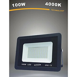 Tradex LED EXTÉRIEUR 100W NOIR IP65 6500K 4000K 3000K