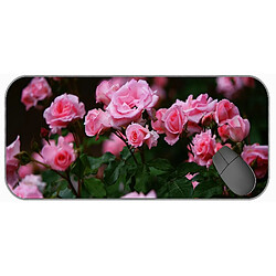 Universal (750x300x3) Pad de souris de jeu prolongé, souris de la rose rosée de la nature Mousepad professionnel, cousu