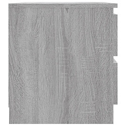 Avis Maison Chic Table de chevet | Table de nuit Sonoma gris 50x39x43,5 cm Bois d'ingénierie -GKD51376