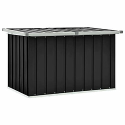 Helloshop26 Coffre boîte meuble de jardin rangement anthracite 109 x 67 x 65 cm 02_0013057