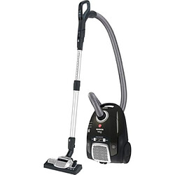 Hoover Telios Extra TX62ALG Aspirateur Traineau 3.5L 220V 62dB 350W Anti-Allergène Sac Sol Dur Noir