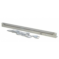 Tradex 60CM LED NEON TUBE COMPLETE WITH CEILING LIGHT T5 WARM WHITE LIGHT 3000K CABLE 1M