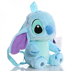 Universal Sac à dos en peluche de dessin animé, sac à jouets à broches de 22 cm(Bleu) 