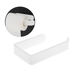 Acheter Blanc Porte Papier Toilette Adhésif Acrylique Porte-Rouleau, pour Salle de Bains Cuisine sur Carrelage Mural, facile à Installer sans Forage