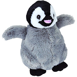 Wild Republic peluche Manchot Ludique de 30 cm gris noir blanc 