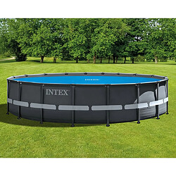 INTEX Couverture solaire de piscine Bleu 538 cm Polyéthylène