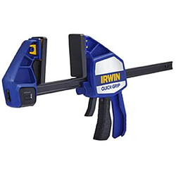 IRWIN Serre-joints une main Quick Grip XP envergure 450 mm col de cygne 92 mm écarteme